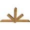 Ekena Millwork Kennewick Rough Sawn Timber Gable Bracket, Western Red Cedar, 48"W x 30"H x 2"D x 4"F, 15/12 Pitch GBW048X30X0204KEN00RWR - alternate 5